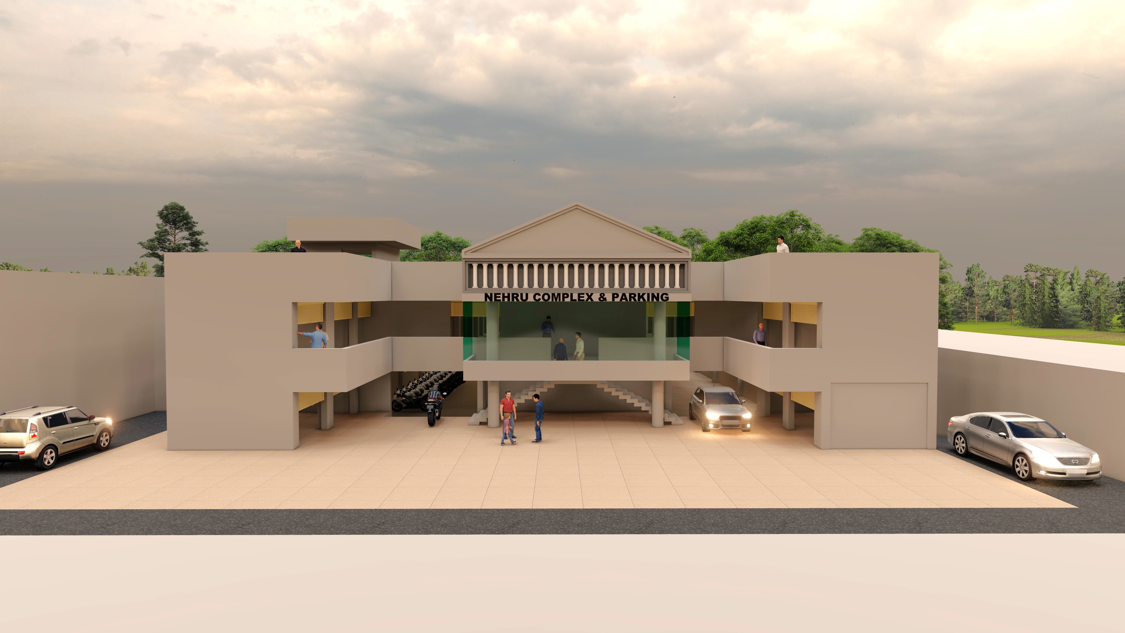 Nehru Complex & Parking
